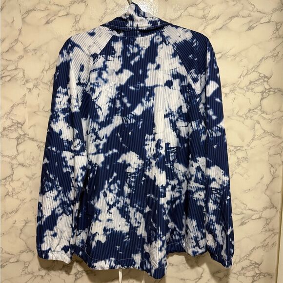 NEW Love Life Live Women's Blue Tie-Dye Utility Jacket L - Picture 10 of 10